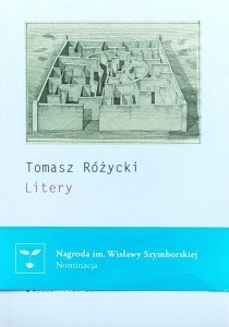 Tomasz Różycki • Litery