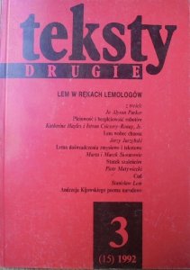 Teksty Drugie 3/1992 • Lem w rękach lemologów