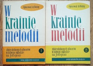 W krainie melodii. Zbiór ulubionych utworów w łatwym układzie na fortepian 1 i 2