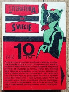 Literatura na świecie 10/1987 (195) • Welimir Chlebnikow, Eugeniusz Zamiatin, Borys Pilniak