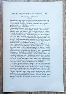 Wincenty Lutosławski • Theory and Practice of National Life