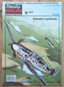 Mały Modelarz 9/2002 / Samolot myśliwski Messerschmitt Me 190G-6 Gustaw