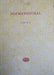 Hugo von Hofmannsthal • Liryka