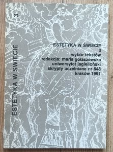 Estetyka w świecie 3: wybór tekstów