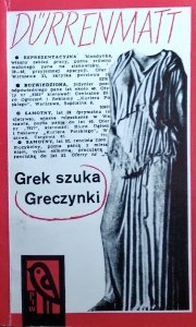 Friedrich Durrenmatt • Grek szuka Greczynki