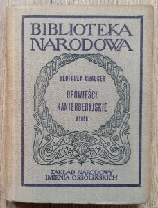 Geoffrey Chaucer • Opowieści kanterberyjskie