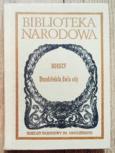 Horacy • Dwadzieścia dwie ody