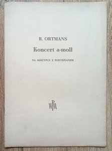 Rene Ortmans • Koncert a-moll na skrzypce z fortepianem