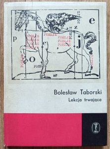 Bolesław Taborski • Lekcja trwająca / dedykacja autorska