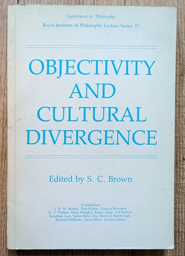Objectivity and Cyltural Divergence