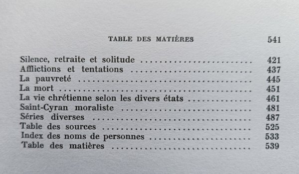 Jean Orcibal La spiritualite de Saint-Cyran