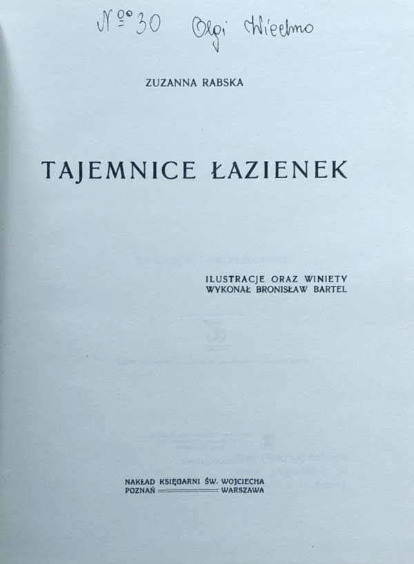 Zuzanna Rabska •  Tajemnice Łazienek