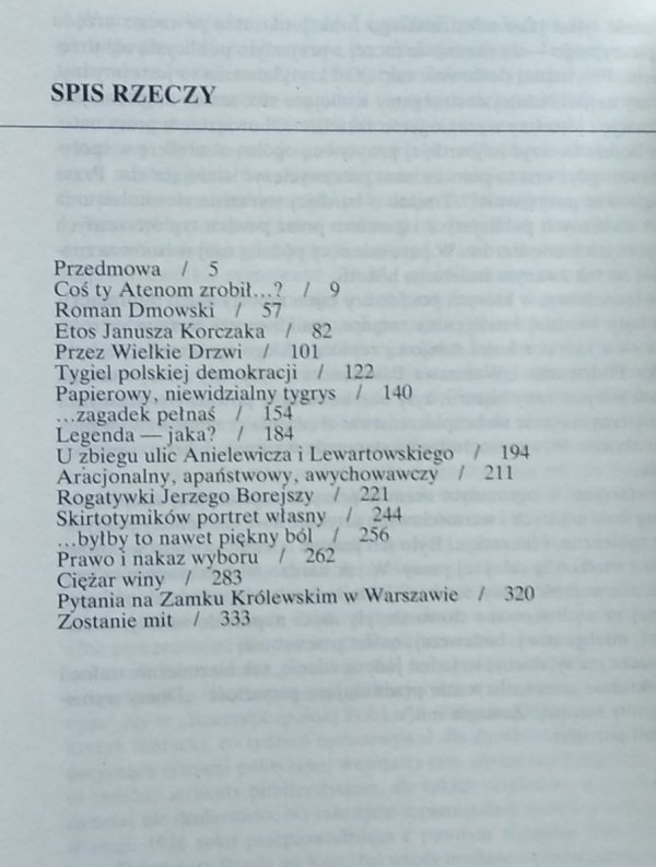 Kazimierz Koźniewski • Zostanie mit [Dmowski, Piłsudski]