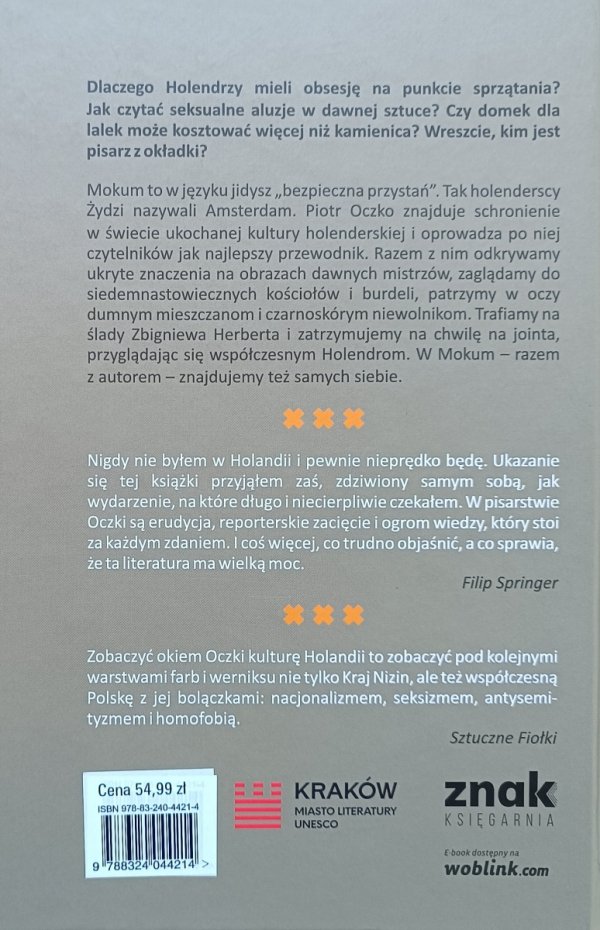 Piotr Oczko Pocztówka z Mokum. 21 opowieści o Holandii