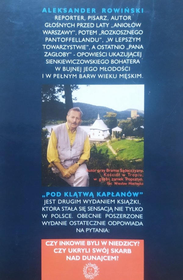 Aleksander Rowiński Pod klątwą kapłanów. Skarb Inków ukryty nad Dunajcem
