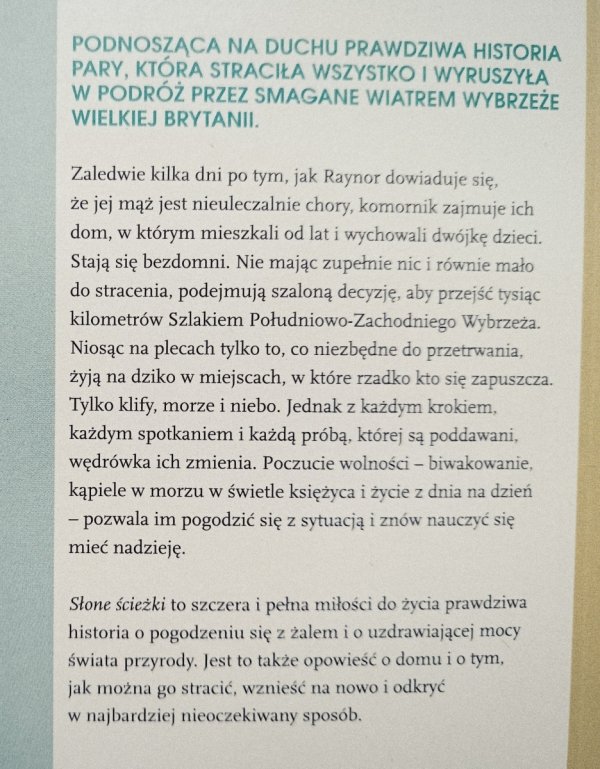 Raynor Winn Słone ścieżki