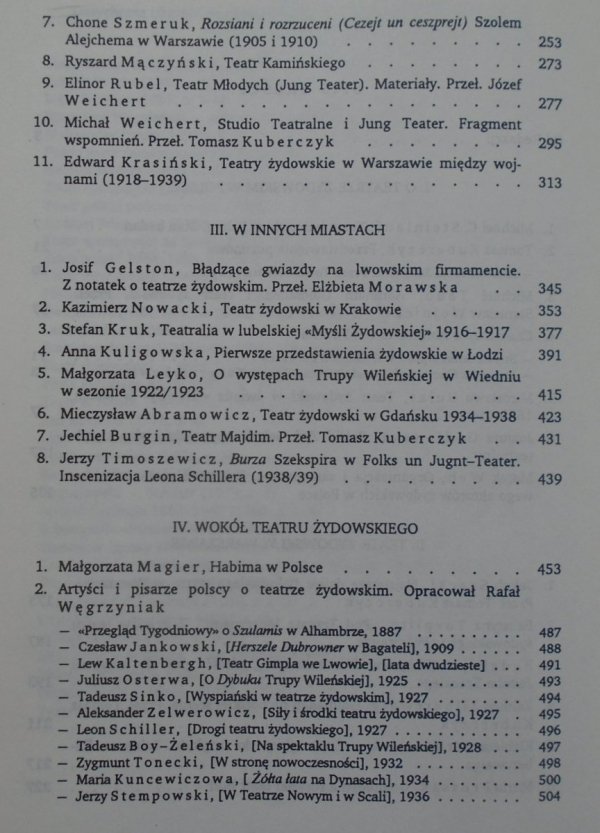 Pamiętnik Teatralny 1-4/1992 • Teatr żydowski w Polsce do 1939