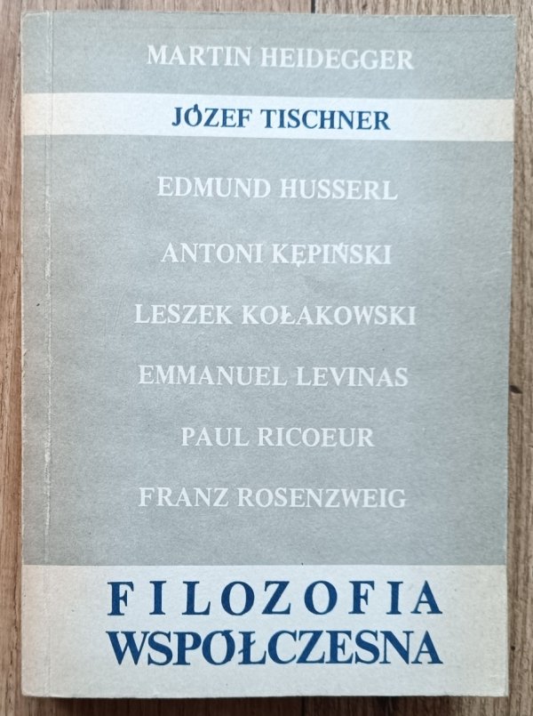 red. Józef Tischner Filozofia współczesna