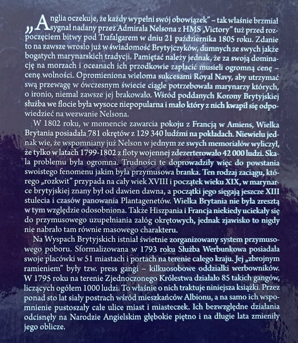 John R. Hutchinson Press gang na morzu i na brzegu