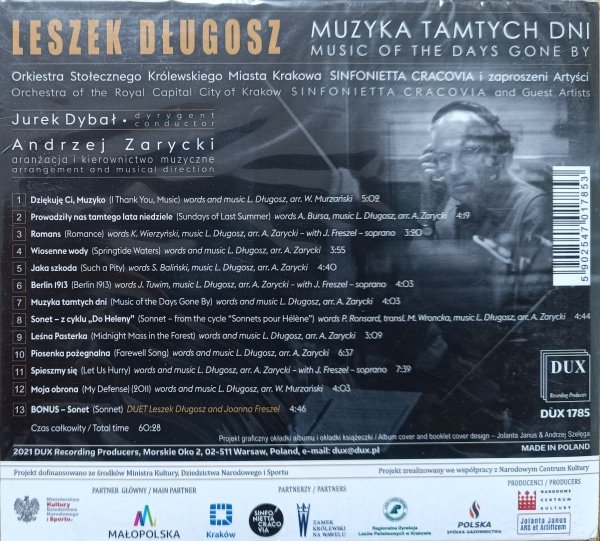 Leszek Długosz Muzyka tamtych dni CD