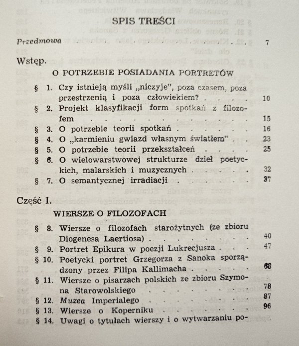 Andrzej Nowicki Portrety filozofów