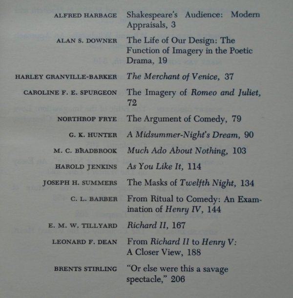 Shakespeare. Modern Essays in Criticism