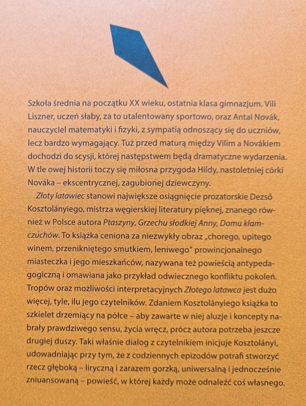 Dezso Kosztolanyi Złoty latawiec