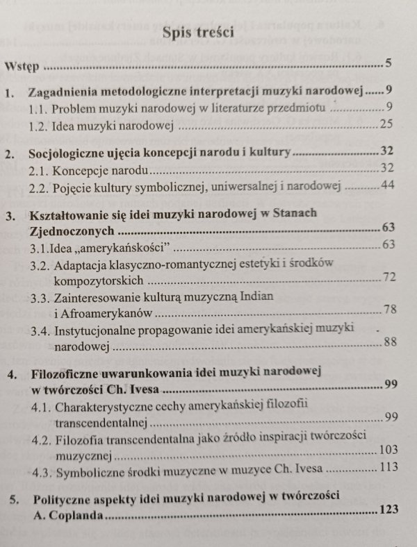 Idea muzyki narodowej w ujęciu kompozytorów amerykańskich pierwszej połowy XX wieku