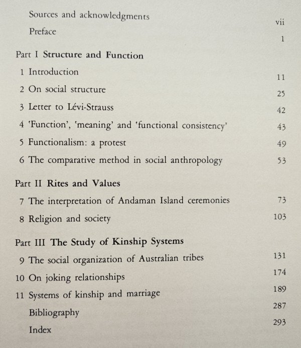 edited Adam Kuper The Social Anthropology of Radcliffe-Brown