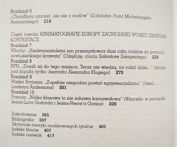 Konrad Klejsa Filmowe oblicza kontestacji