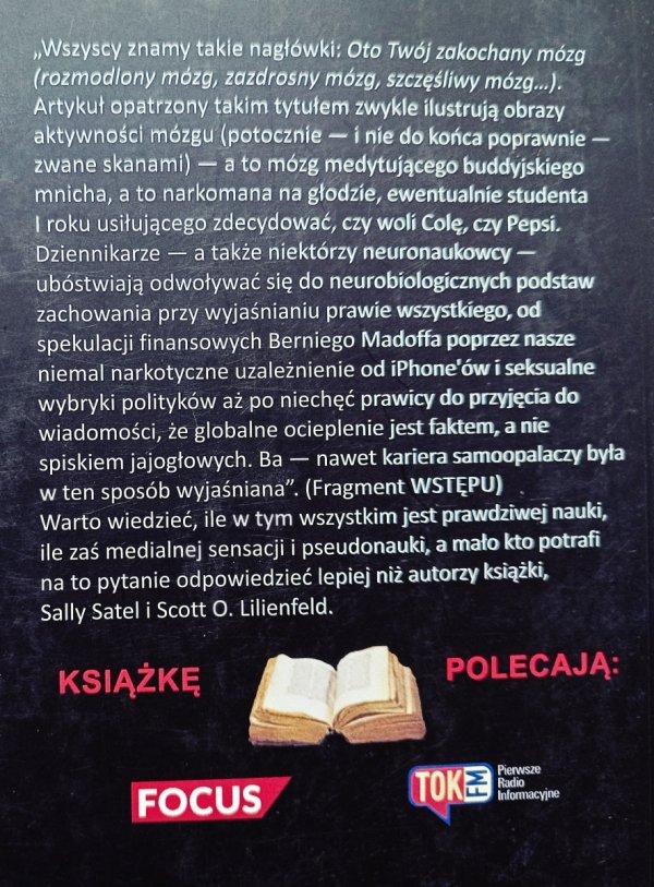 Pranie mózgu. Uwodzicielska moc (bezmyślnych) neuronauk