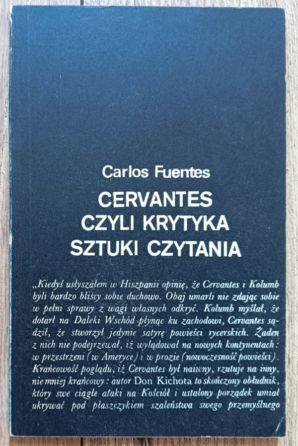 Carlos Fuentes Cervantes czyli krytyka sztuki czytania