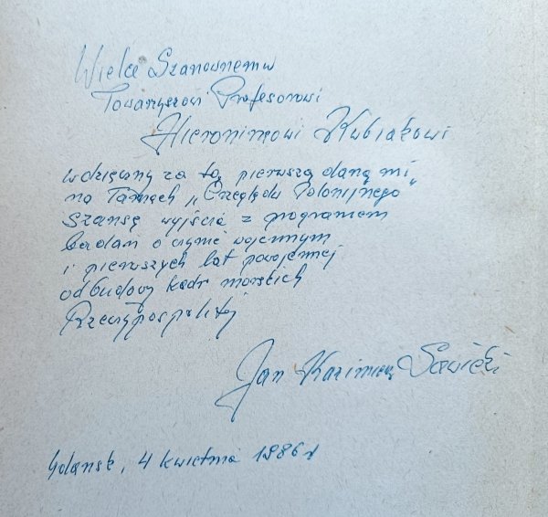 Jan Kazimierz Sawicki, Stanisław Andrzej Sobiś Na alianckich szlakach 1939-1945 [dedykacja autorska]