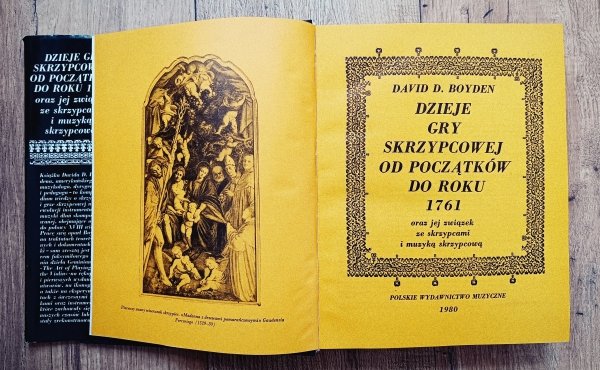 David D. Boyden Dzieje gry skrzypcowej od początków do roku 1761