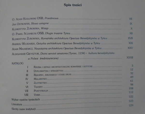 Tyniec. Sztuka i kultura Benedyktynów od wieku XI do XVIII