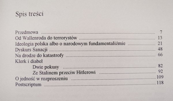 Jan Prokop Klerk i diabeł. Literatura, Ideologie, Mity