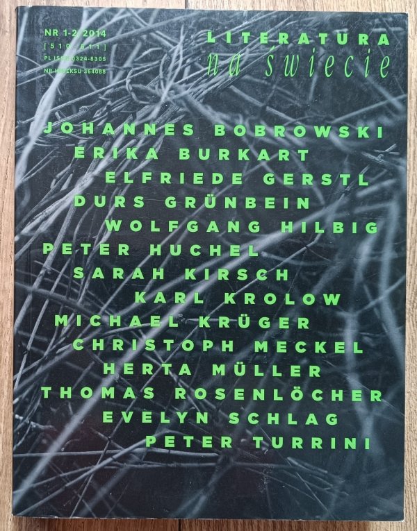 Literatura na Świecie 1-2/2014