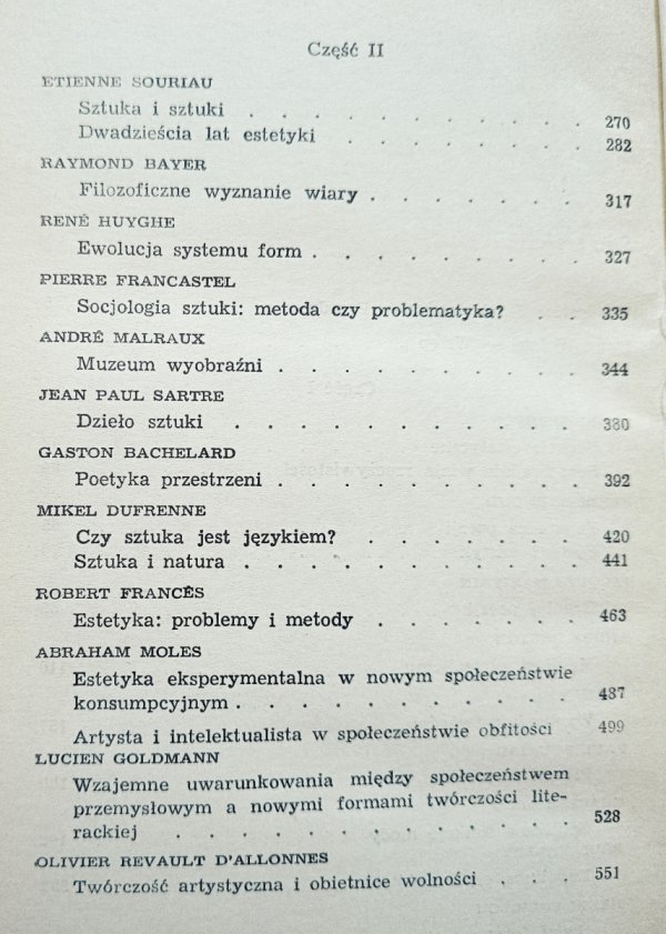 Antologia współczesnej estetyki francuskiej
