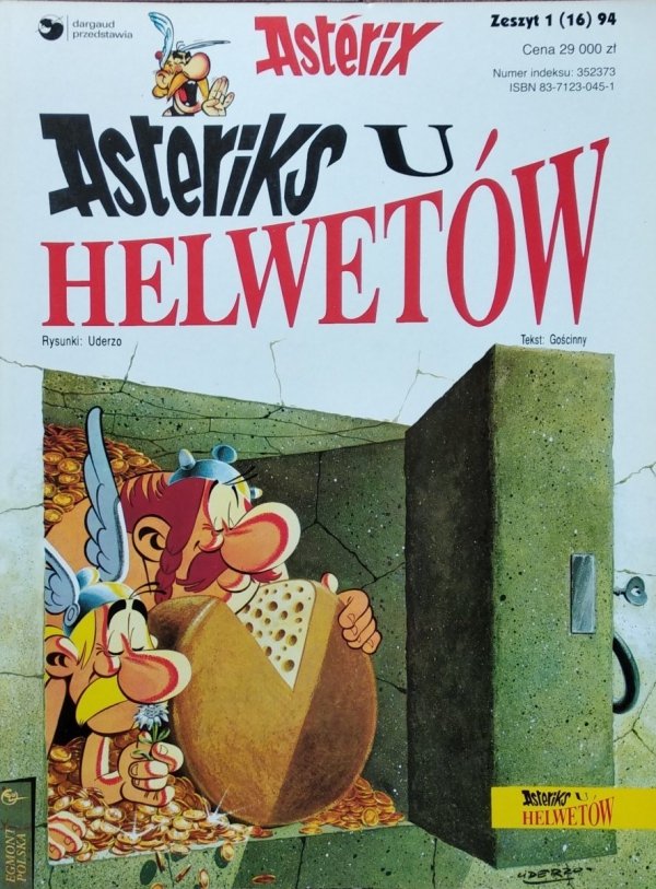 Gościnny, Uderzo • Asterix. Asteriks u Helwetów. Zeszyt 1/94