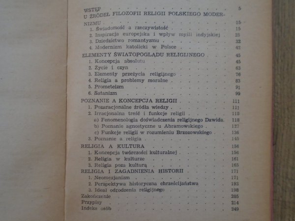 Roman Padoł • Filozofia religii polskiego modernizmu [Abramowski, Brzozowski]