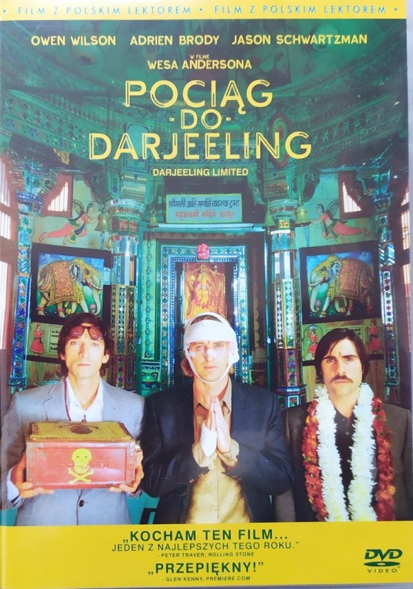 Wes Anderson Pociąg do Darjeeling DVD