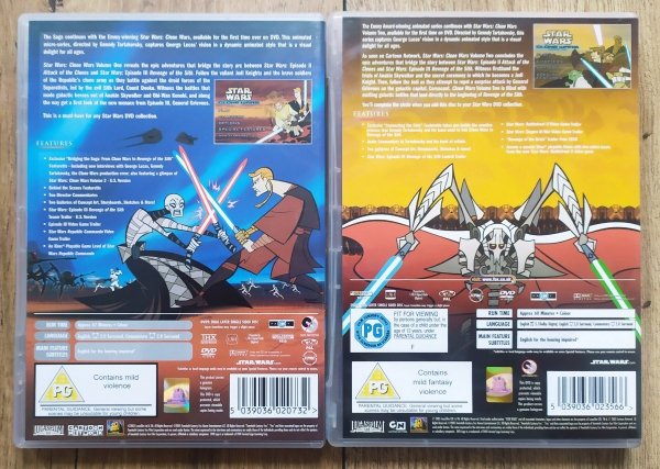 Star Wars. Clone Wars Volume 1 i 2 DVD
