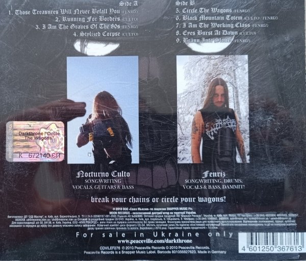 Darkthrone Circle the Wagons CD