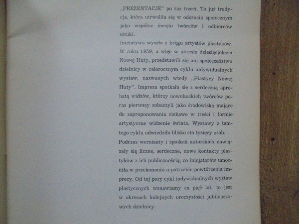 Janusz Trzebiatowski • Prezentacje 73/74