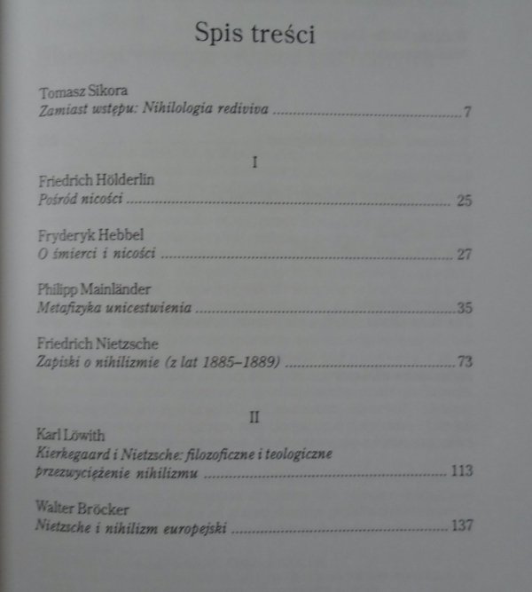 red. Grzegorz Sowiński • Wokół nihilizmu [Holderlin, Hebbel, Nietzsche]