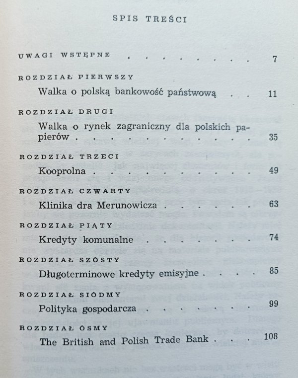 Wacław Konderski Z działalności banków polskich w latach 1928-1935. Wspomnienia