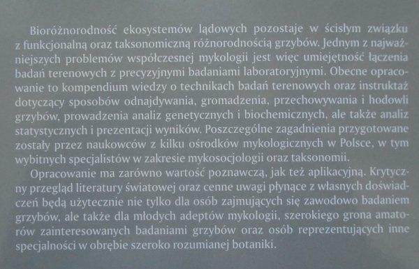 red. Wiesław Mułenko • Mykologiczne badania terenowe. Przewodnik metodyczny