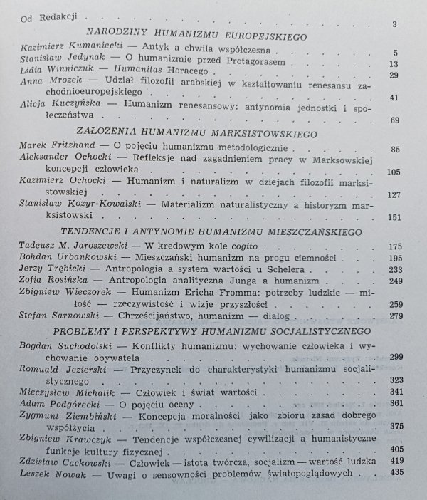 Humanizm socjalistyczny - wydanie specjalne 'Studiów Filozoficznych' z okazji 25-lecia PRL
