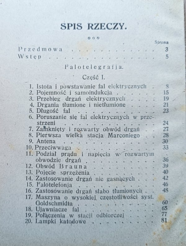 Stanisław Szydelski Radjotelegrafja (telegrafja falowa)