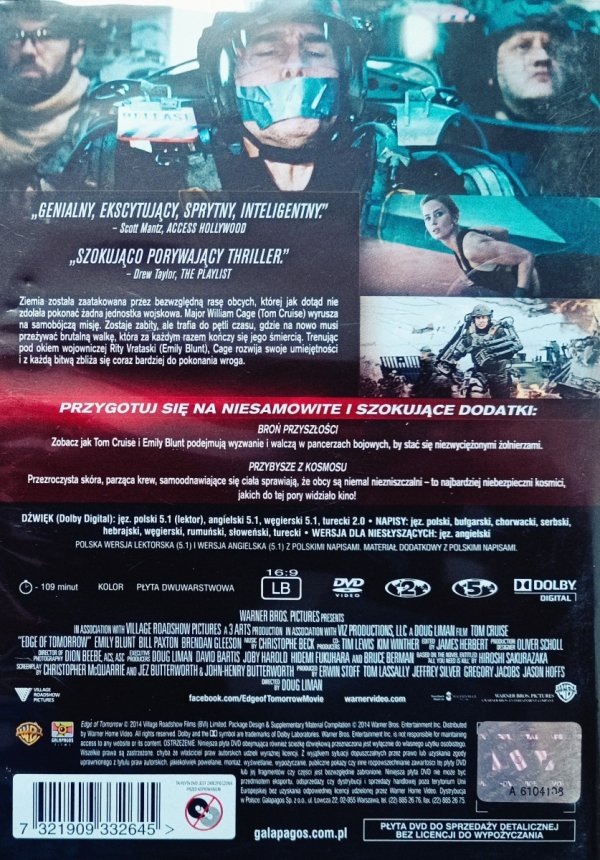 Doug Liman Na skraju jutra DVD